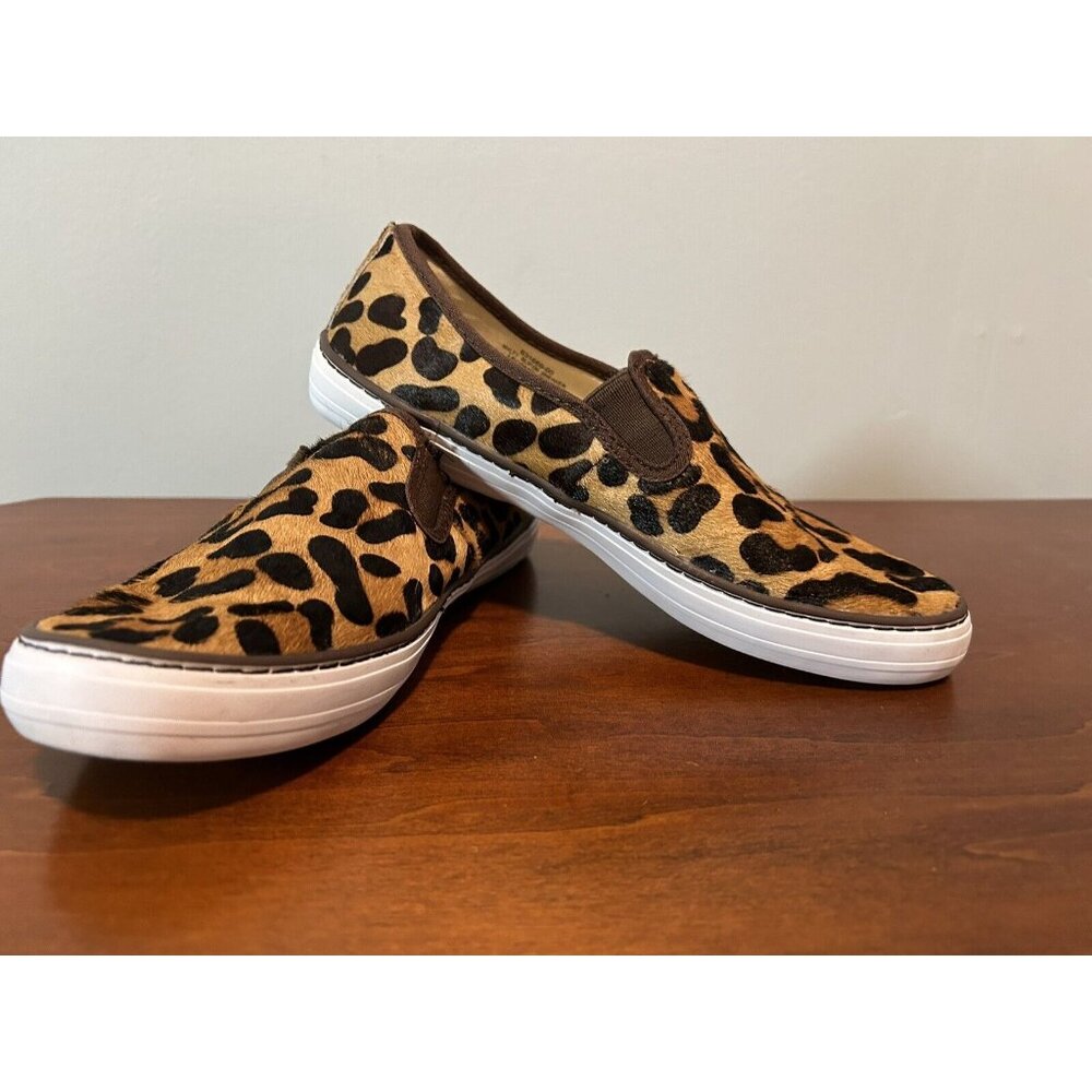 Gap women’s faux leopard print slip on sneaker size 8 - Picture 2 of 10